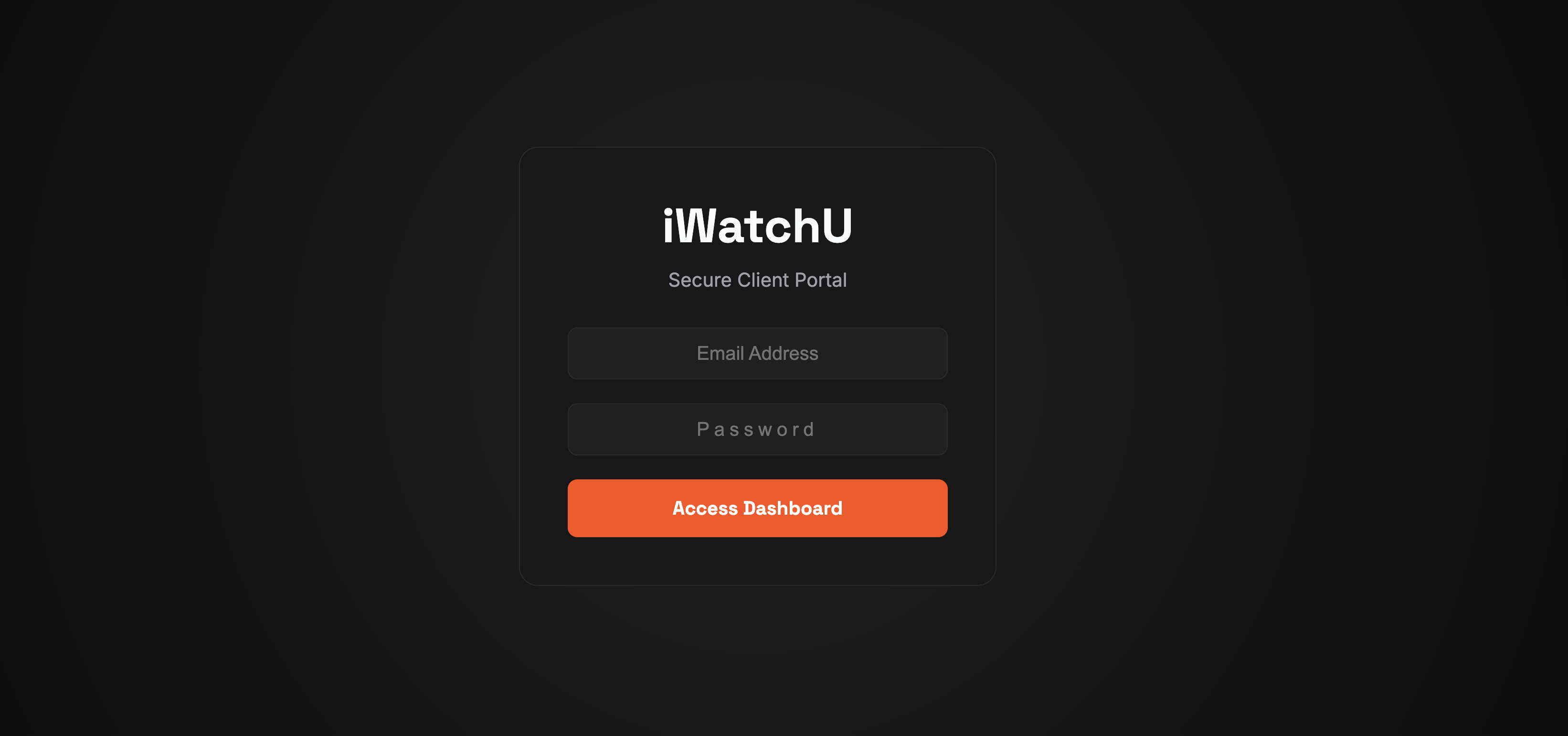 Login Interface